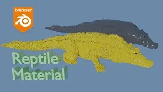 Blender Tutorial Reptile Material Modeling