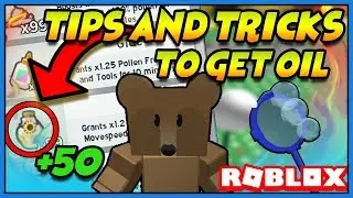 bee swarm simulator how to get oil fast -( Tips and tricks)