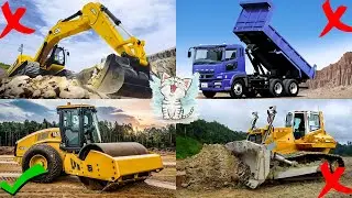 Дорожно строительный транспорт для детей. Викторина угадай транспорт