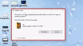 How to Fix Folder in Use Error While Deleting Folder in Windows 10