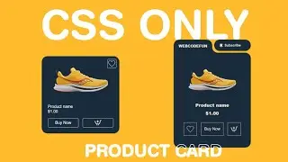 CSS ecommerce product card design using css html #onlinetutorials #frontenddeveloper #css3