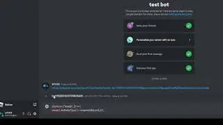 How To Make Messages with your Discord Bot and How To set Custom Status. Replit Coding DISCORD.JS