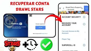 Como recuperar uma conta do Brawl Stars (2024) || Recupere uma conta antiga perdida no Brawl Stars