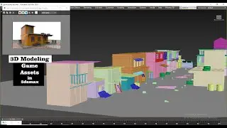 3D Modeling in 3dsmax I How to Model Game Assets ( Old Houses )