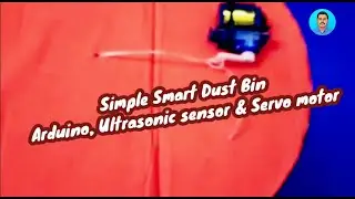 Smart dust bin using Arduino, Ultrasonic sensor and Servo motor #arduino #ultrasonic #servo #smart