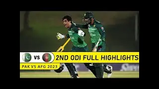 Pakistan VS Afghanistan 2ND ODI Full HIGHLIGHTS 2023   Pak VS AFG ODI Series