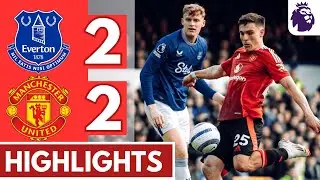 Everton vs Manchester United 2-2 | Bruno & Ugarte GOALS | Extended Highlights || EPL 24/25!