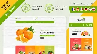 Veggie - Organics & Grocery Store - Best of PrestaShop Responsive Theme - TemplateTrip