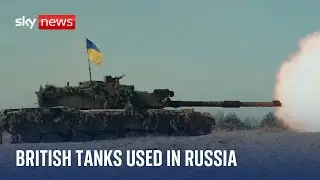 British Challenger 2 tanks have been used inside Russia by Ukrainian troops, Sky News understands