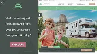 Camping Village - Campground Caravan Accommodation | Themeforest Website Templates and Themes