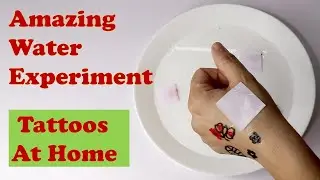 Make Tattoo at Home | Activity for Kids at Home | Easy Experiment at Home | YouTube Shorts #Shorts