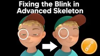 How to Fix the Weighting Around Eyes in Advanced Skeleton for Maya