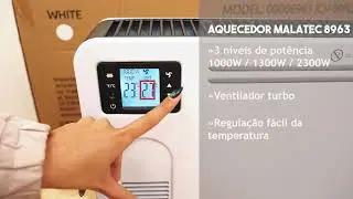 Aquecedor Convector Malatec 8963 2300W