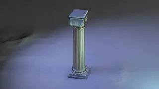 Ancient Greece Columns Cinema 4d