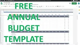 Free Annual Budget Template