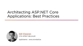 ASP.NET Core Skills: Architecting ASP.NET Core Applications - Best Practices Course Preview