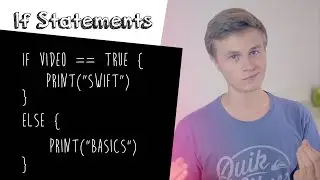 If Statements! (Swift Basics : Swift 3 in Xcode 8)