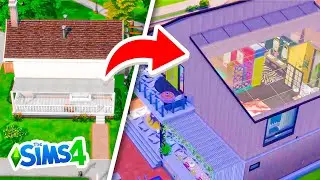 Fixing The Ugliest House EVER In Sims 4...