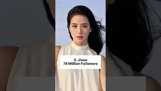 Top 10 most followed k pop idols on Instagram 2024 #kpop #top10 #shorts