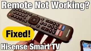 Remote Not Working- One or Several Buttons Not Working on Hisense Smart TV? FIXED!