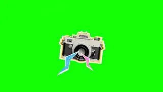 Vintage Camera Flash Green Screen Effects Copyright Free VFX FX