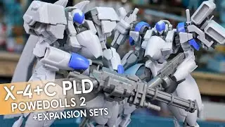 5inM Power Loader X-4+C(PDF-C701)PLD + Expansion Sets A&B - PLUM Power Dolls 2 UNBOXING and Review!