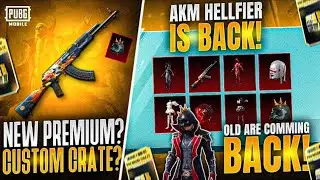 Akm Hellfire Is Back | Next Premium Crate? | Next Custom Crate Leaks | New Premium Crate | PUBGM