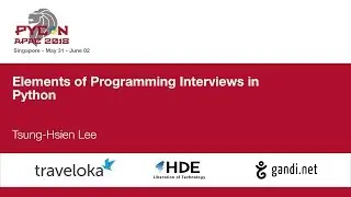 Elements of Programming Interviews in Python - PyCon APAC 2018