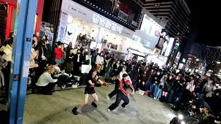 [STREET ARTIST] MIC. WITH PARK JIN, NABINERO, SEUNGHOON & GUEST. HONGDAE BUSKING. 230326.