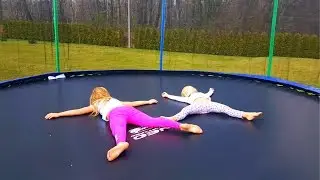 playground for children at home Huge trampoline 5 meters Nicole gathered herself