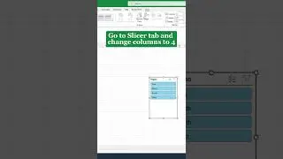 How to use SLICERS in 50 seconds! #excel #exceltips #exceltutorial