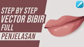 Tutorial Vector Bibir Infinite Design
