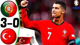 Portugal vs Turkey 3-0 - All Goals and Highlights - EURO 2024