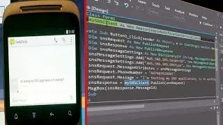 How to send a text message using Visual Studio Visual Basic (VB.net) and Amazon's AWS SNS SMS API