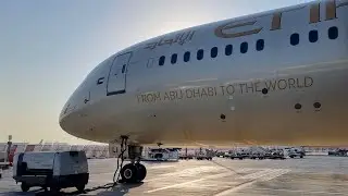 Etihad Airways Boeing 787-9 | Flight from Abu Dhabi to Moscow