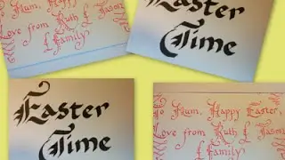 My Easter Calligraphy Projects