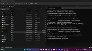 How to compress file using cmd