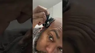 First time using the Remington head shaver ￼ 