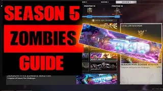 HOW TO COMPLETE ALL SEASON 5 ZOMBIES CHALLENGES IN COLD WAR!