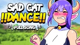 Sad Cat Dance 🐱 Minecraft Cow | Animation (Full Song)