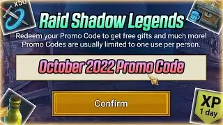 New Promo Code October 2022 | Raid Shadow Legends