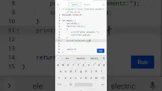program to print alternate elements of the array 