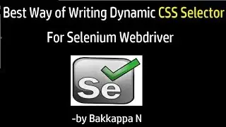 Selenium Tutorial for Beginners || How to Write Dynamic CSS Selectors in Selenium WebDriver