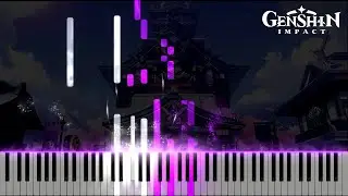 ｢Lingering Blossom｣ - Inazuma Genshin Impact OST Piano Cover [Sheet Music]