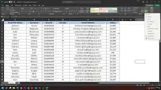 Microsoft Excel Cells & Ranges