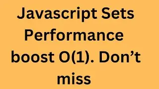 22.Javascript||Javascript sets examples ||JavaScript Full Course|| Novice to Ninja-2025 