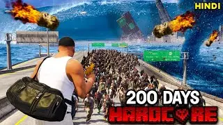 I Survived 200 Days In a ZOMBIE APOCALYPSE In GTA 5..