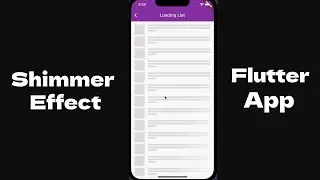 Implement a shimmer effect in Flutter App