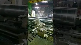Токарная обработка/ДИП-500 в работе🔥/Обтачиваю большой вал весом 4000 КИЛОГРАММ😱