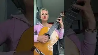 Давай ЗА... ЛЮБЭ Куплет на гитаре Надия Косинская #shorts #nadiaguitar